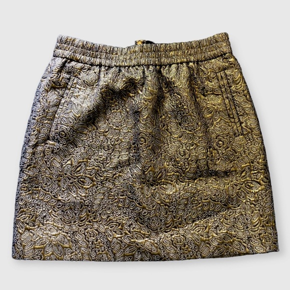 LOFT, Brocade 🎄Holiday🎄Metallic Skirt - Picture 4 of 10